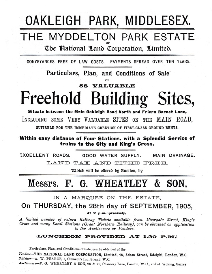 Myddelton Park, N20