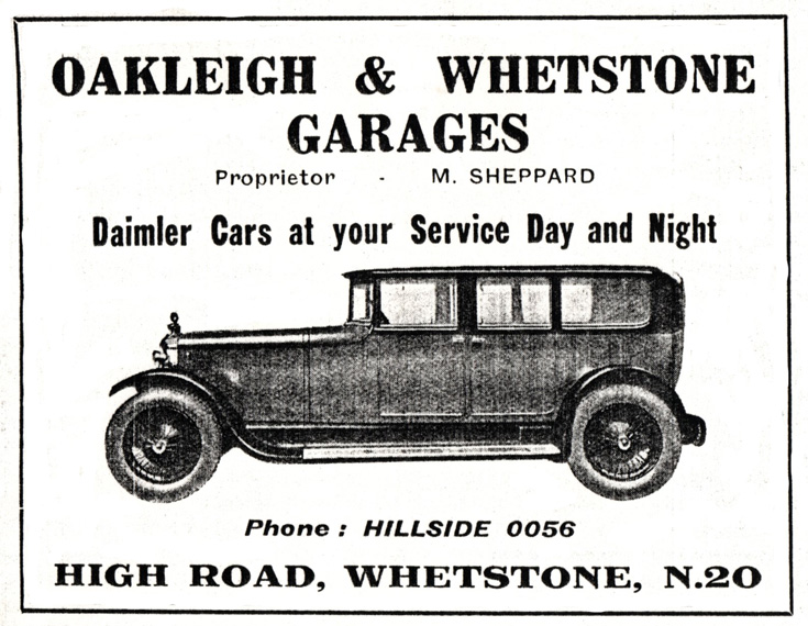 Oakleigh & Whetstone Garage