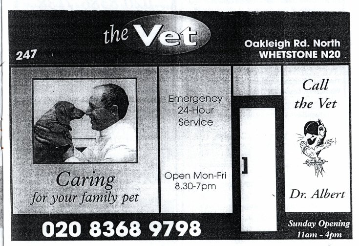 Friern Photo Archive The Vet