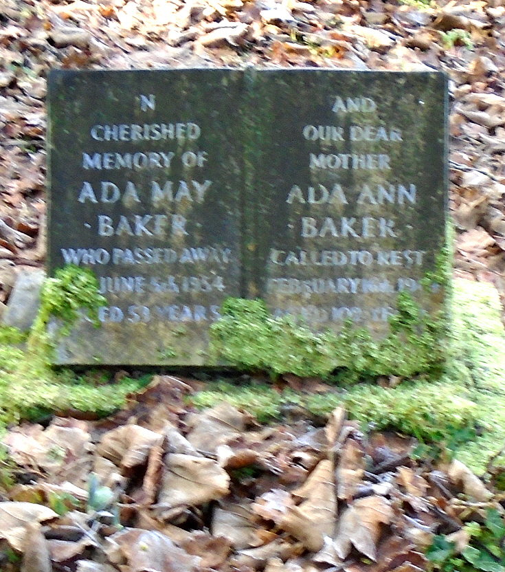 Baker, Ada Mary and Ada Ann Baker