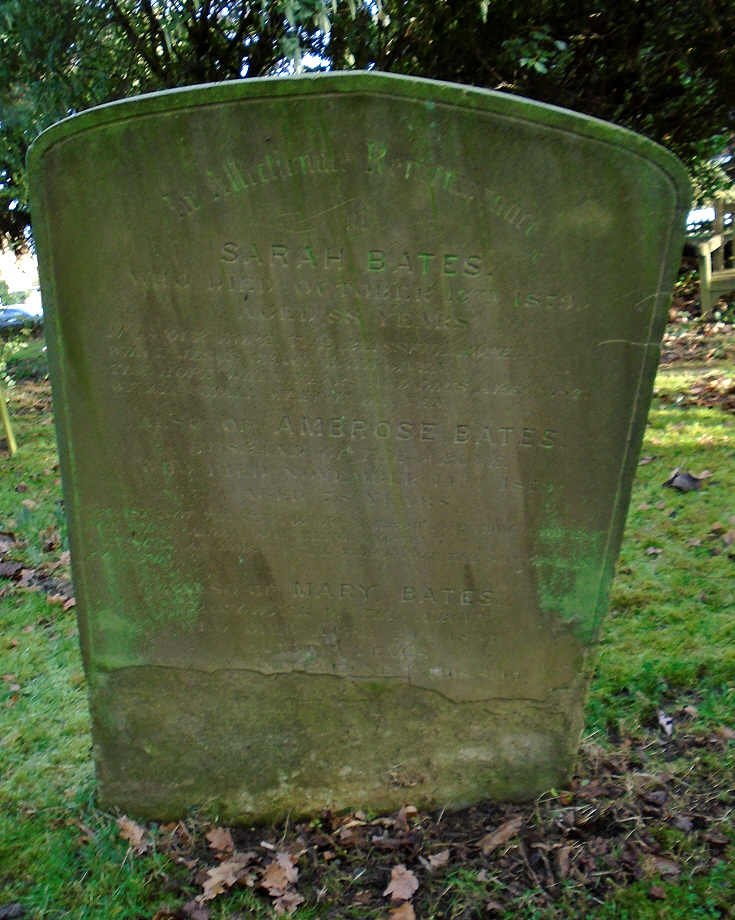 Bates, Sarah and Ambros Bates and Mary Bates
