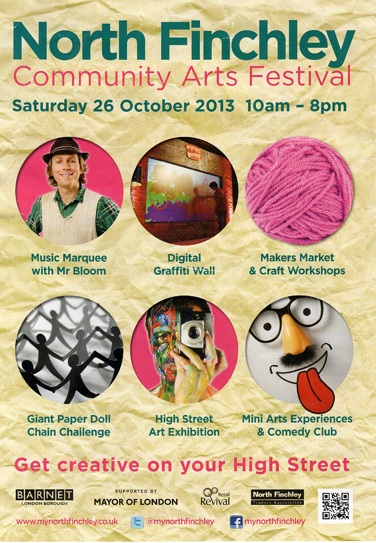 Friern Photo Archive North Finchley Community Arts Festival flyer