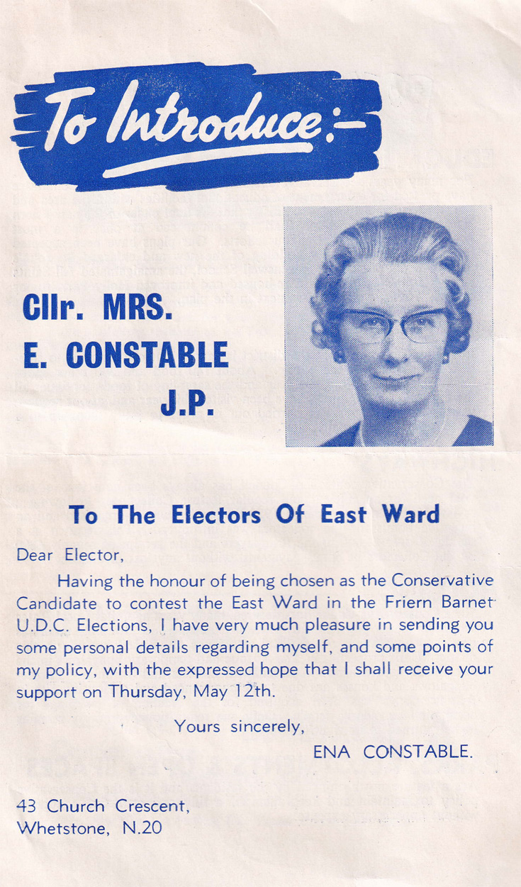 Conservative Party Election Flyer