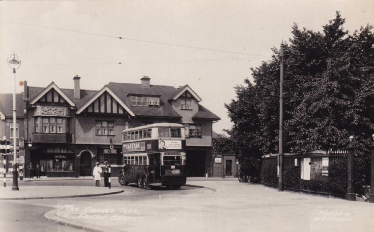 Bus stop Orange Tree pub