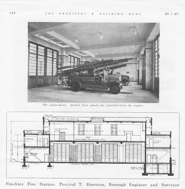 New Finchley fire station