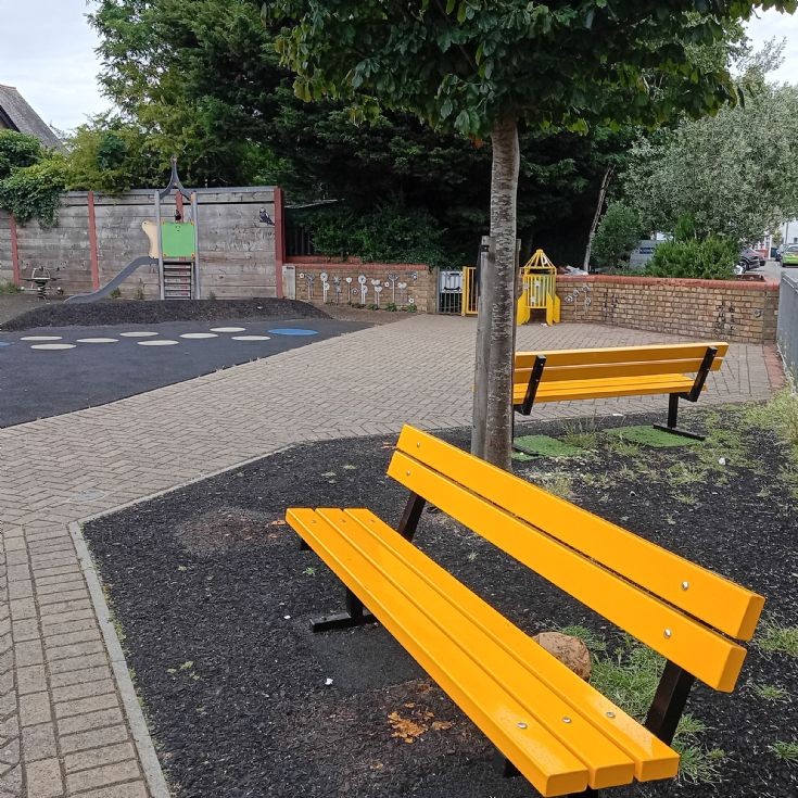 Percy Road playground seats