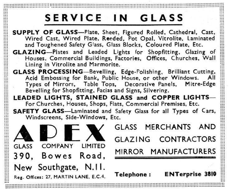 Apex Glass Co