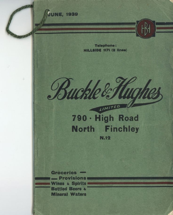 Catalogue (Buckle & Hughes)