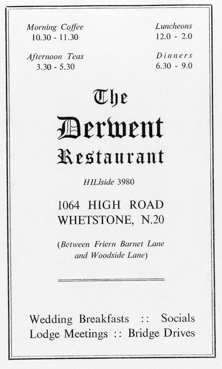 Derwent Restaurant