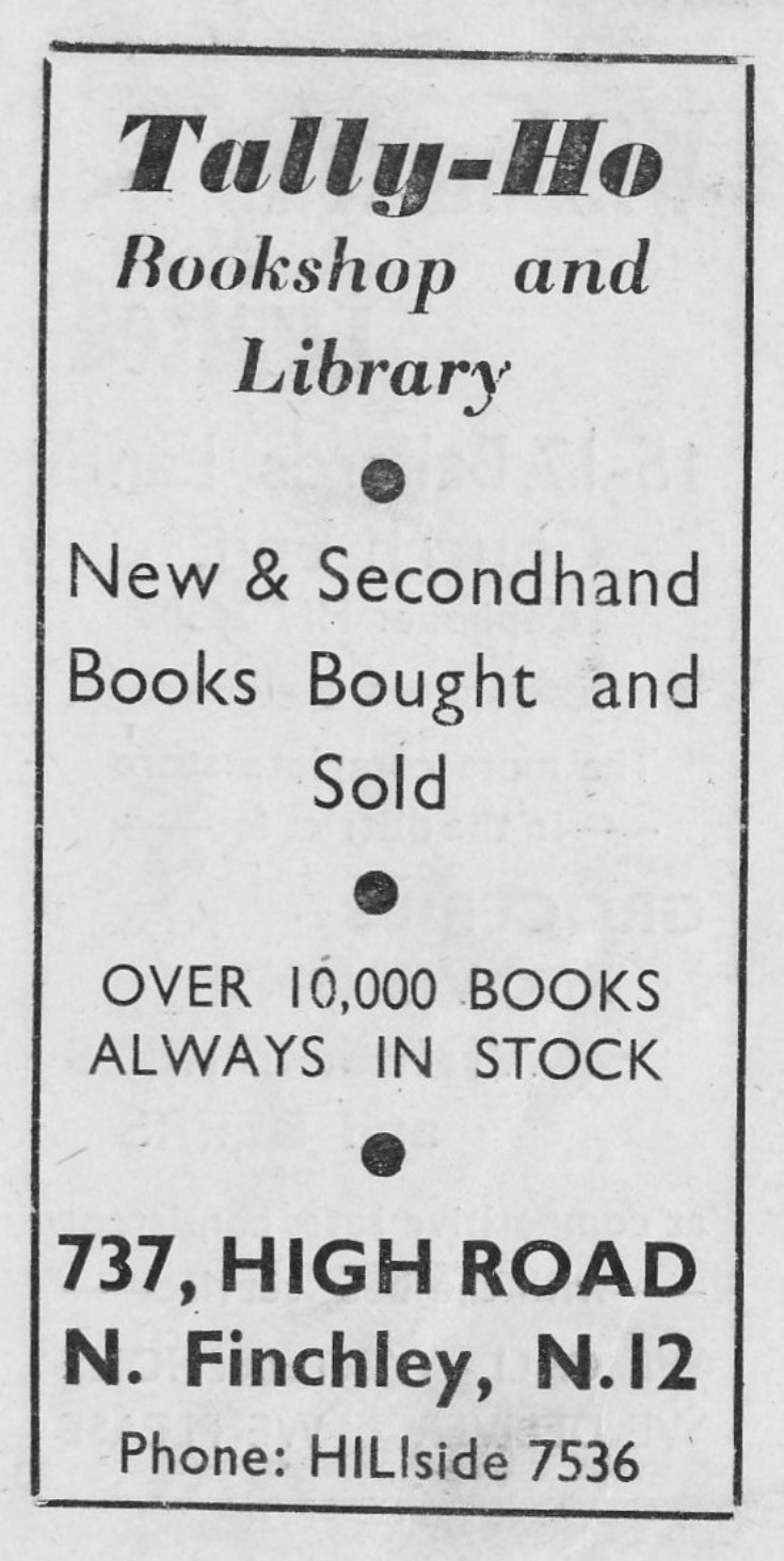 Friern and Finchley Photo Archive Tally Ho