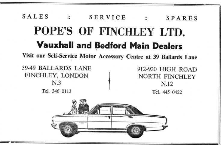 Pope's of Finchley