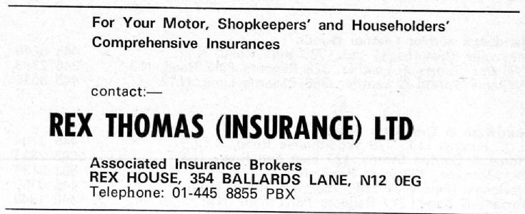 Rex Thomas (Insurance) Ltd