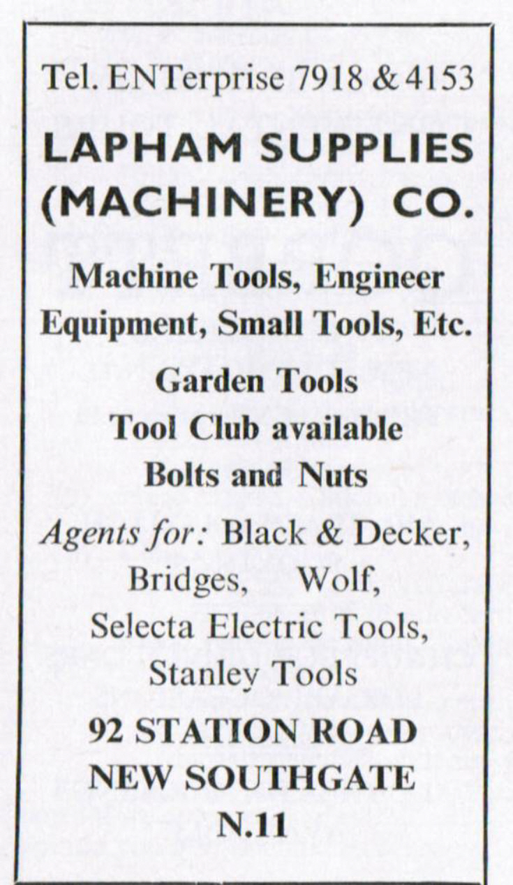 Lapham Supplies