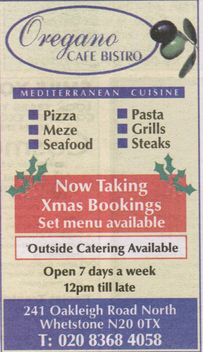 Oregano Cafe Bistro