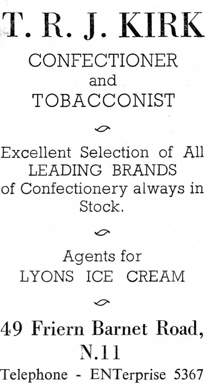 Friern Photo Archive Kirk, T R J