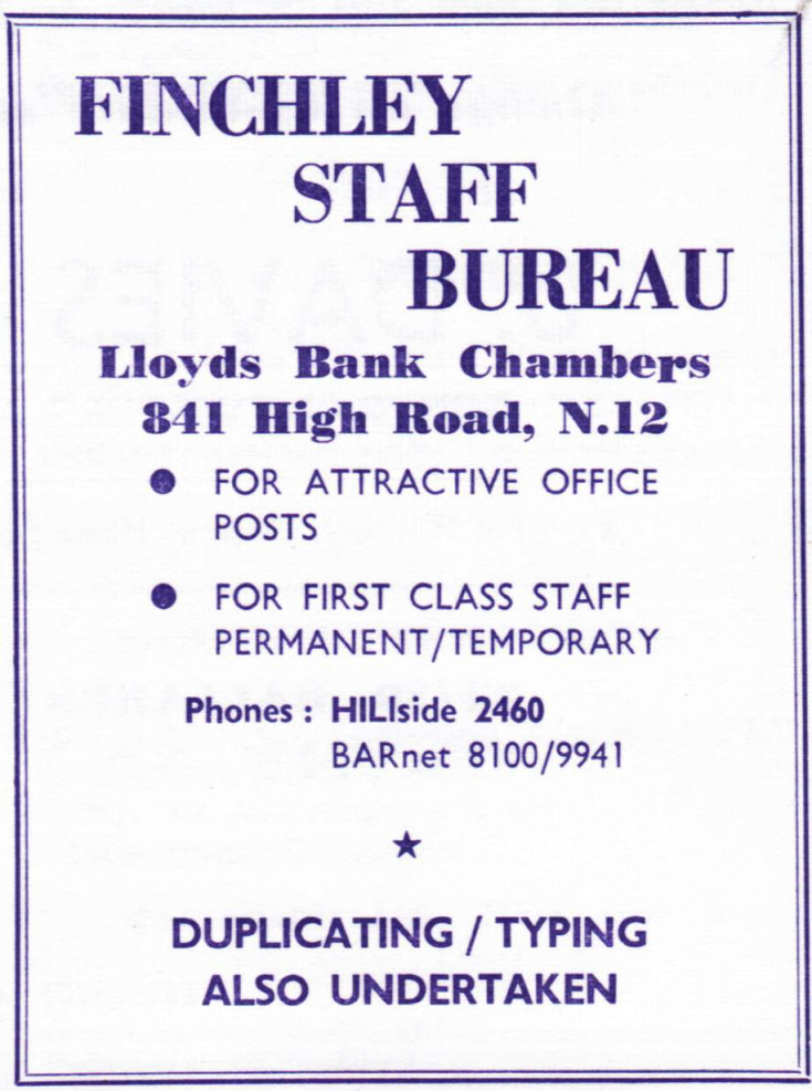 Finchley Staff Bureau