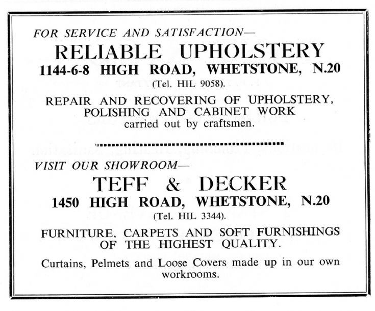 Friern Photo Archive Teff & Decker