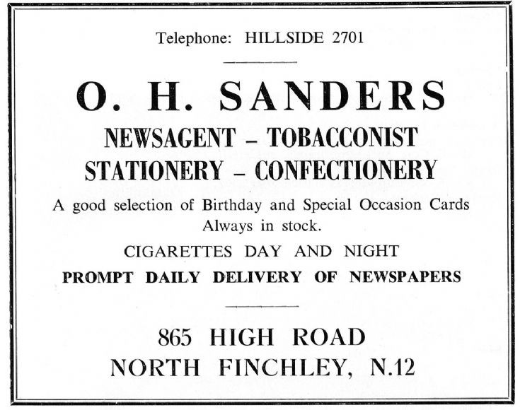 O H Sanders