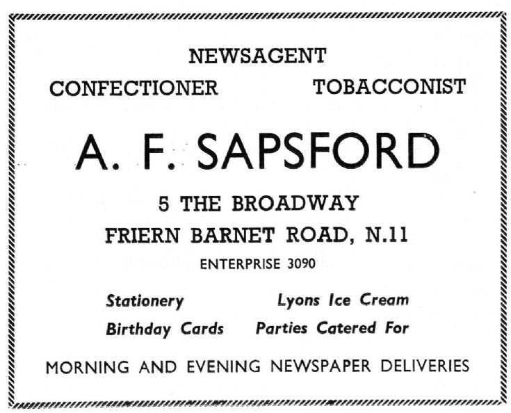 A F Sapsford