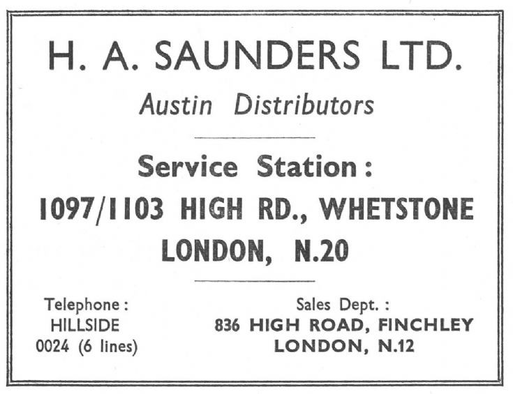 H A Saunders