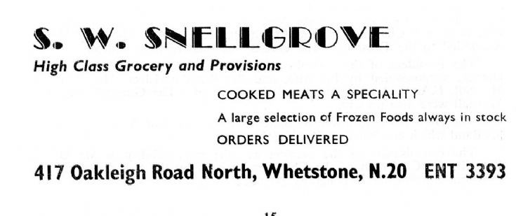 S W Snellgrove