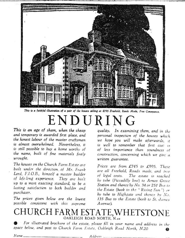 Raleigh Drive, N20