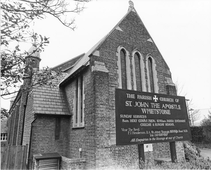 Friern and Finchley Photo Archive St John the Apostle, High Road, Whetstone