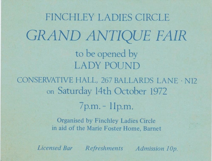 Flyer (Finchley Ladies' Circle)