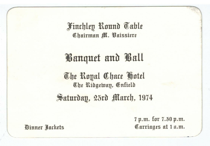 Invitation (Finchley Round Table)