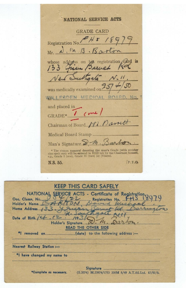 National Service card