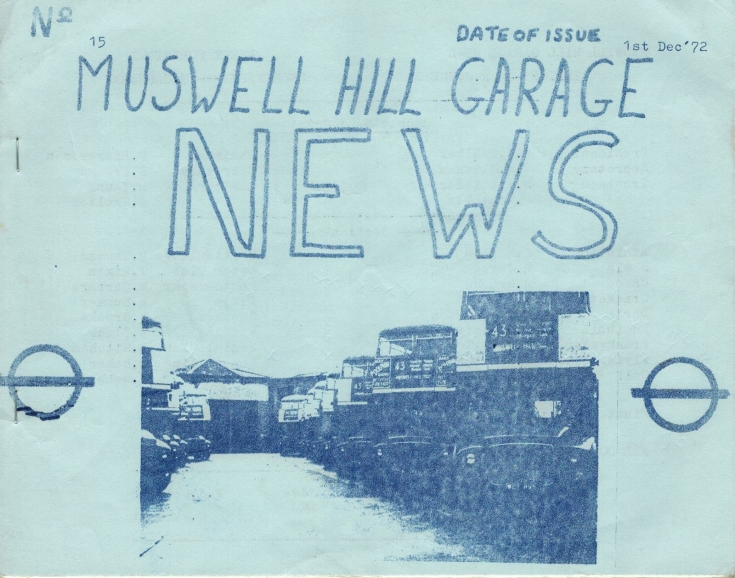 Muswell Hill Garage News