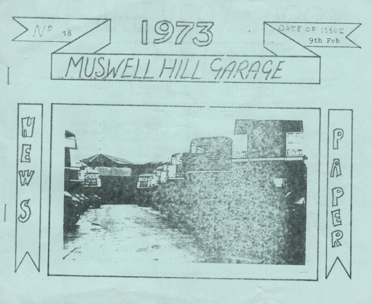 Muswell Hill Garage News