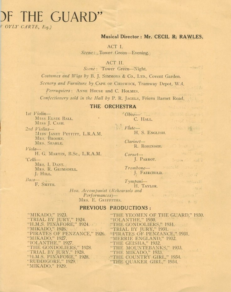 Function (Finchley Amateur Operatic Society)