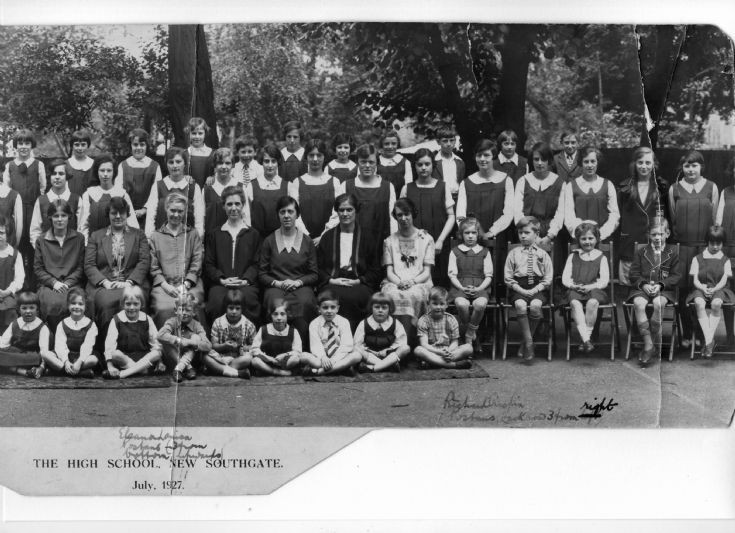 Friern and Finchley Photo Archive High School for Girls, New