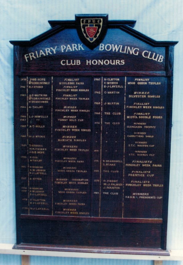 Friary Park Bowling Club