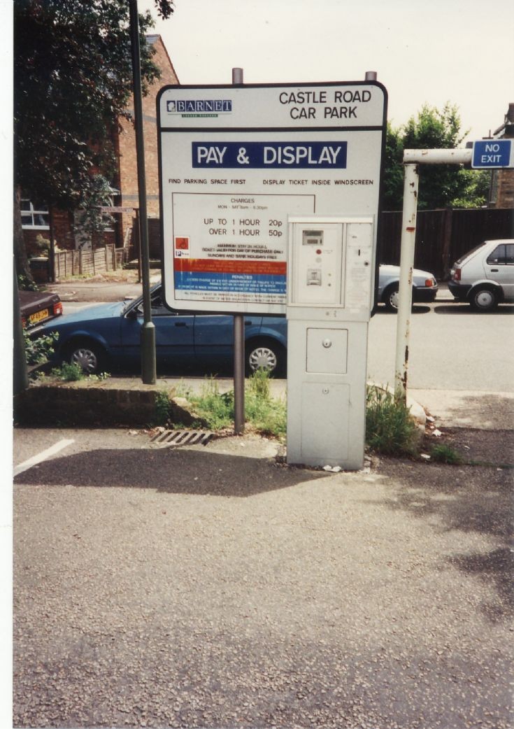 Parking sign