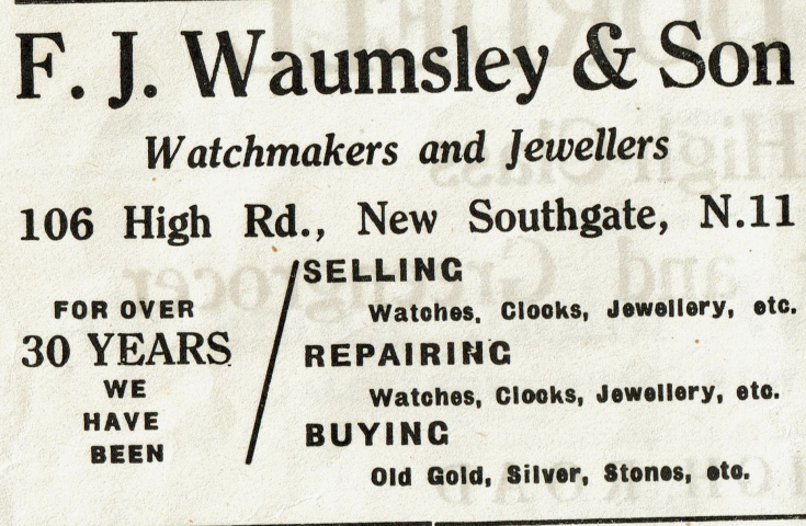 F J Waumsley