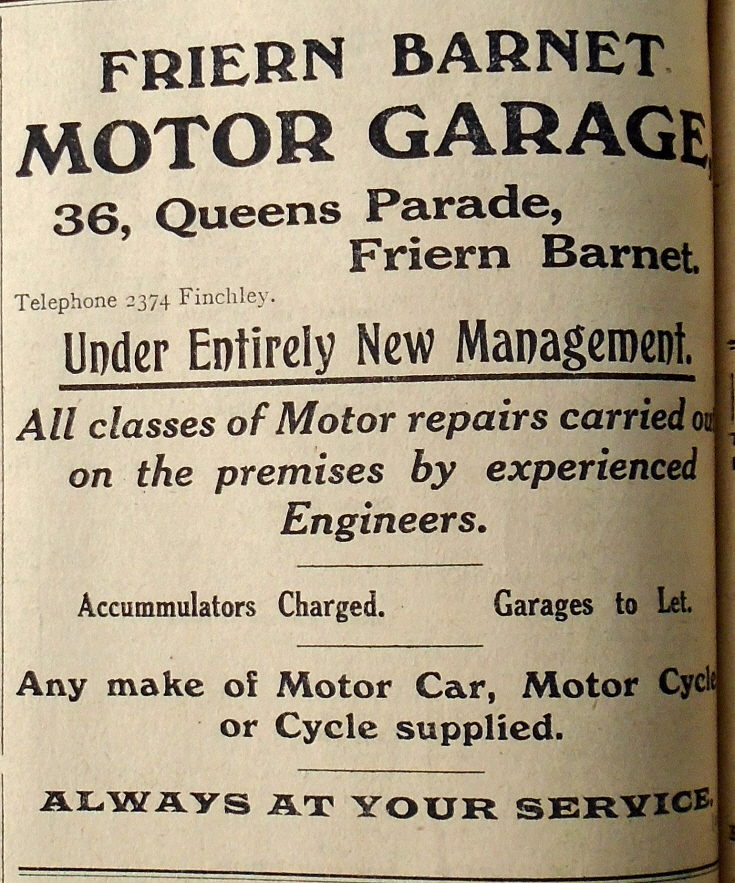 Friern Barnet Motor Garage