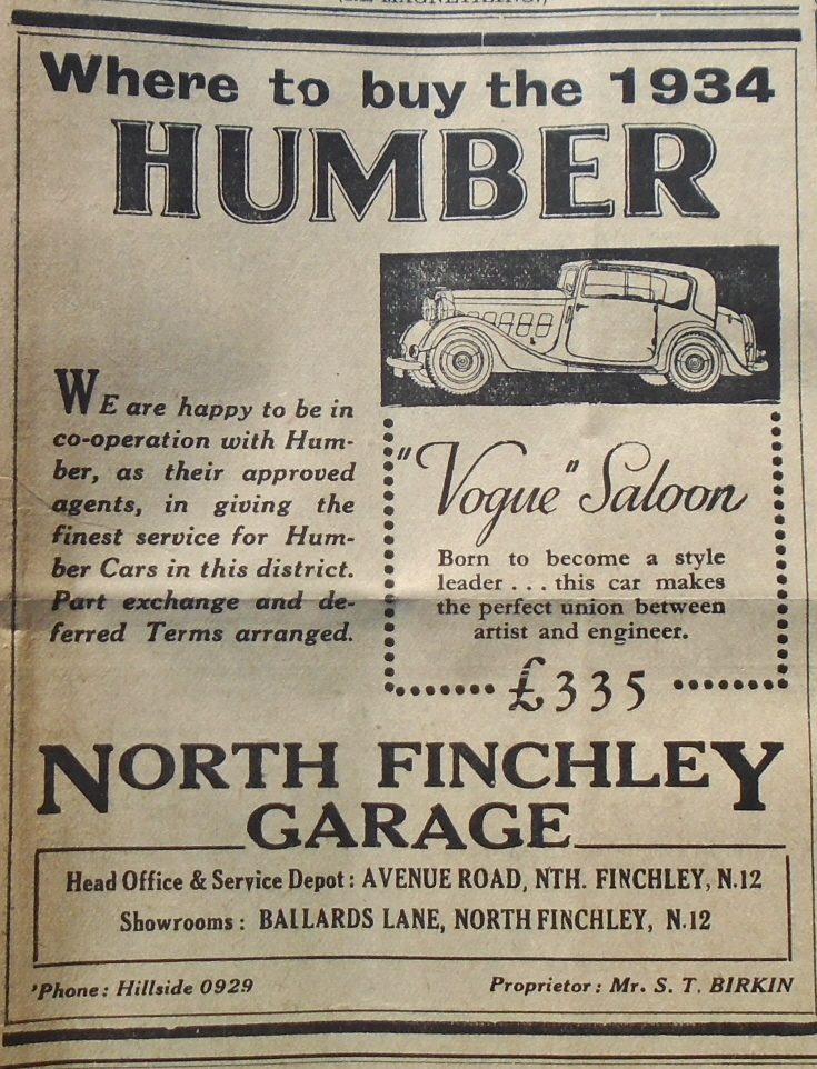 North Finchley Garage