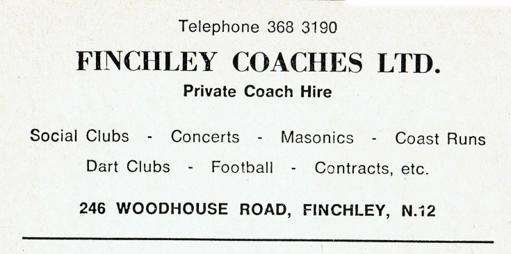 Finchley Coaches