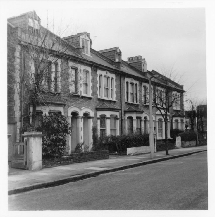 Grove Road, New Southgate. Terrace of houses