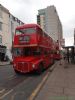 Vintage buses in North Finchley